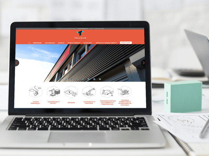 Développement application web Imprimerie Talesca